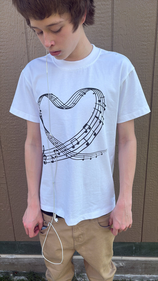 “TUNES4L” TEE (WHITE)