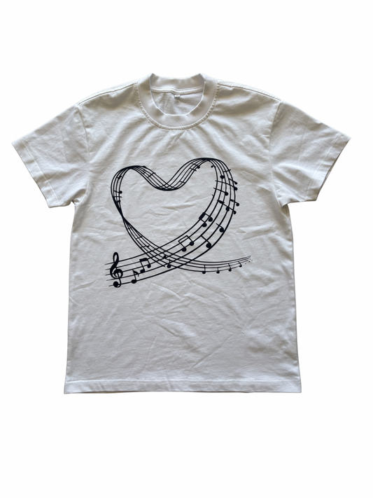 “TUNES4L” TEE (WHITE)